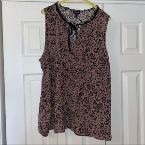 Torrid leopard print sleeveless top